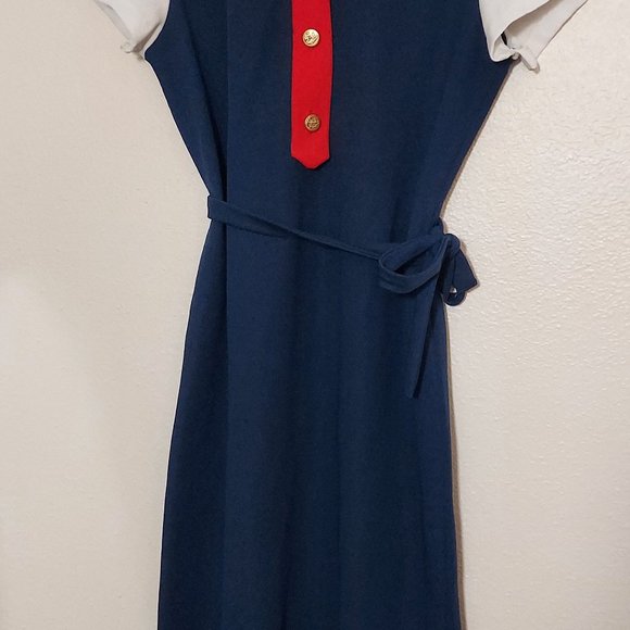 Vintage Handmade Naval Costume Dress - Picture 4 of 9